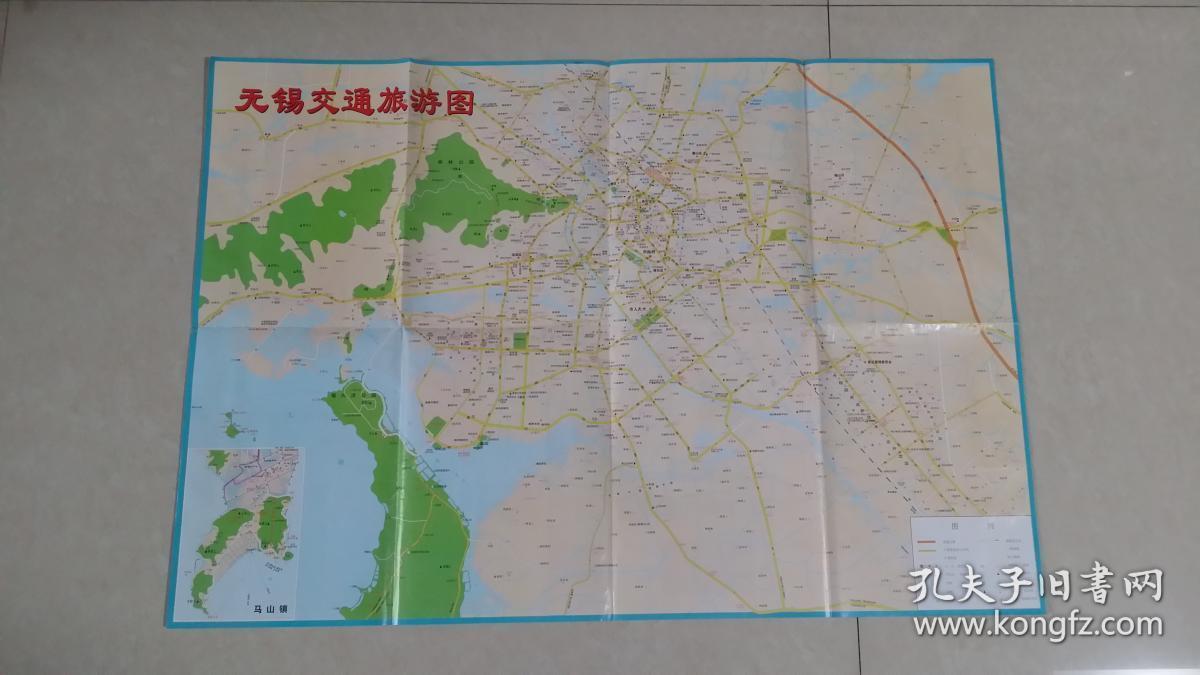 无锡地图:无锡交通旅游图(2003版 2开)