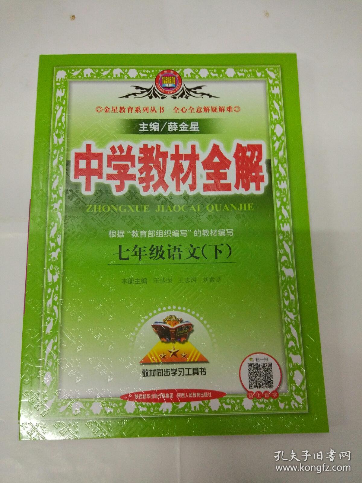 中学教材全解七年级下册语文
