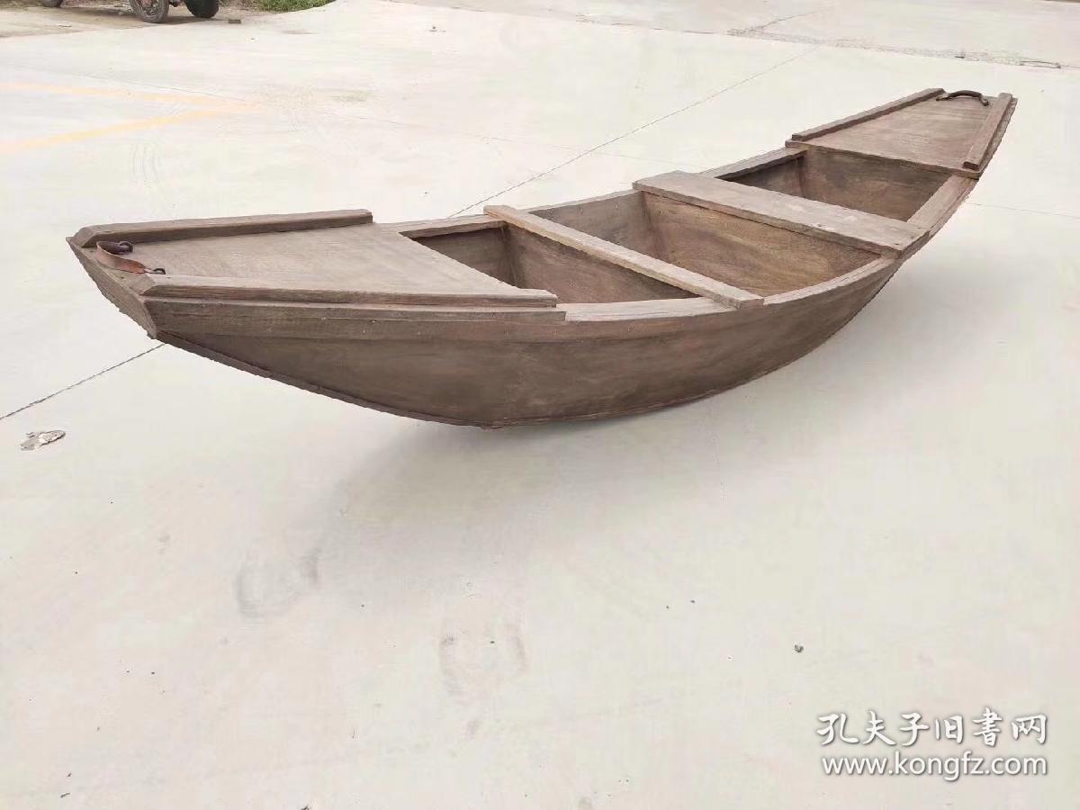 民俗老物件:老木船一艘,完整包老能用