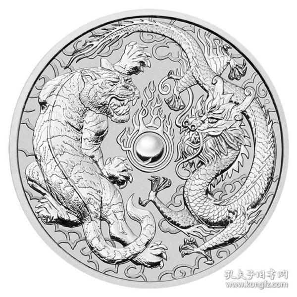龙争虎斗1盎司银币 99.99%纯银全品投资银币