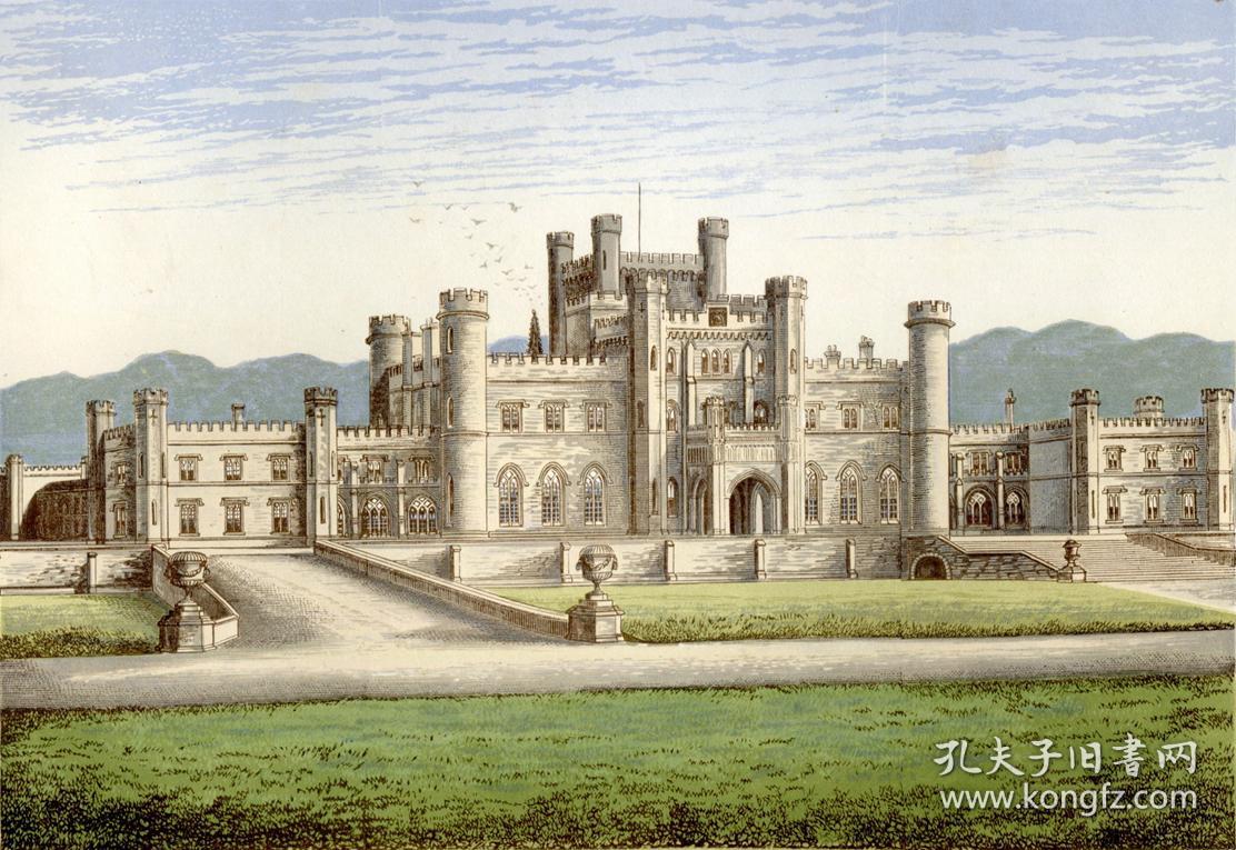 十九世纪英国古典庄园彩色版画集 六卷全(豪华版)