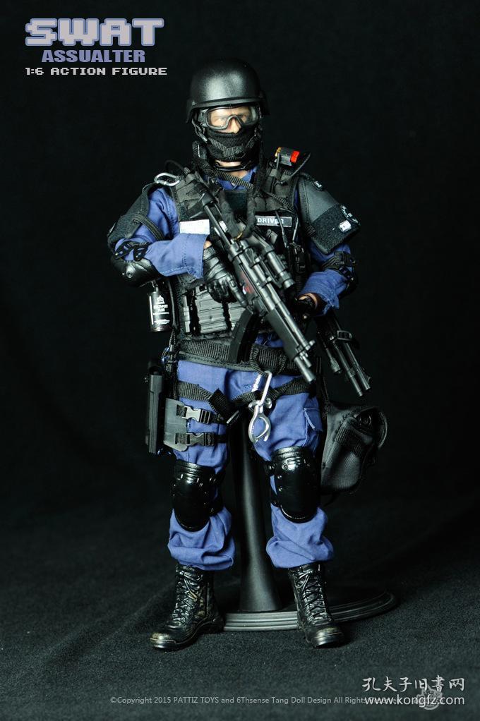 1/6兵人玩偶人偶模型娃娃手办swat小队攻击手