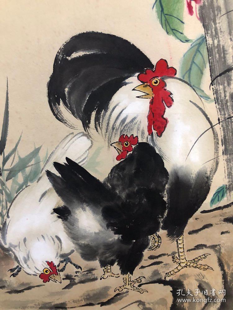 徐悲鸿群鸡图
