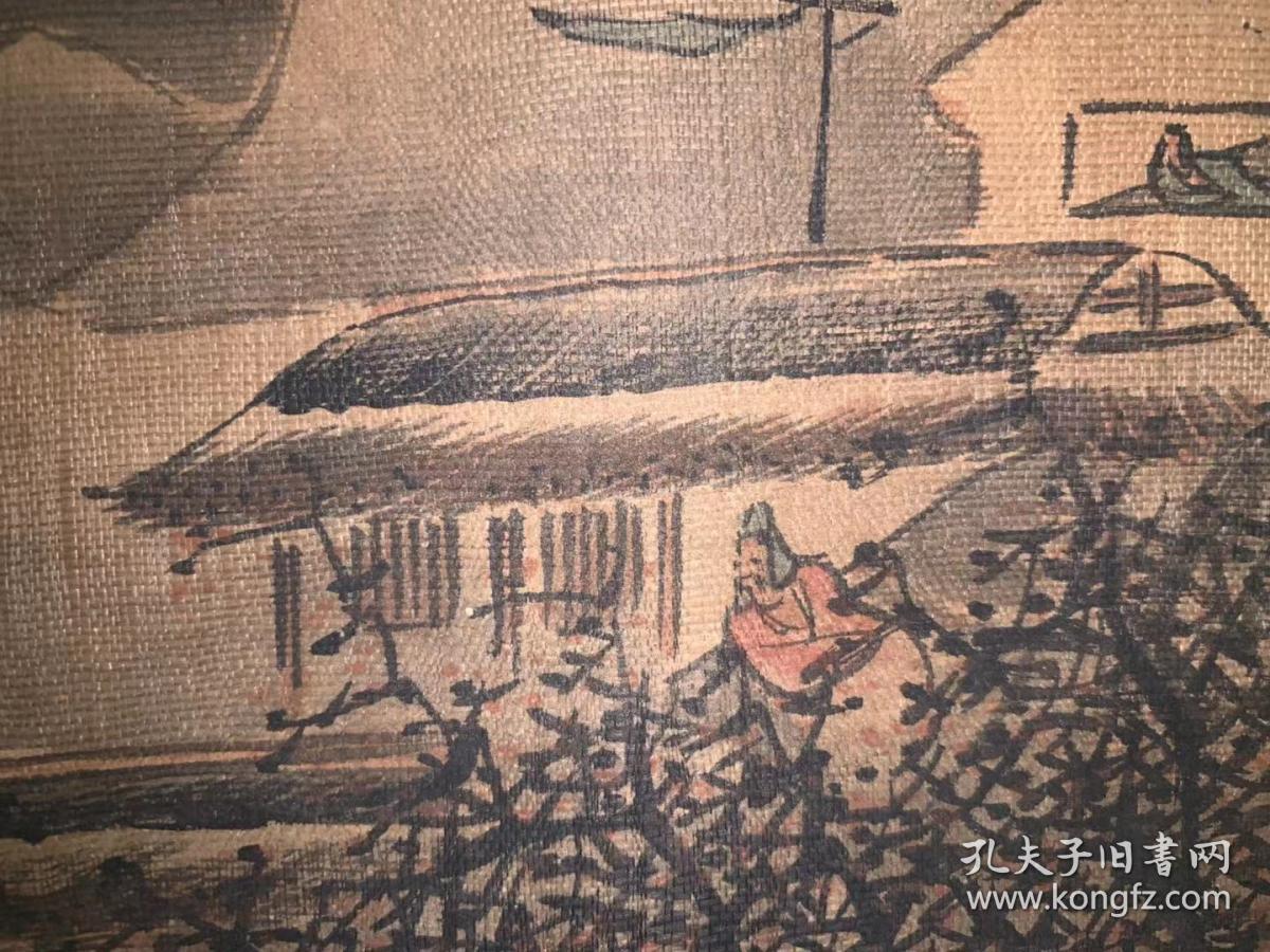 清代石谷子 古字画民国清代老字画浮世绘画日本春茶室书房