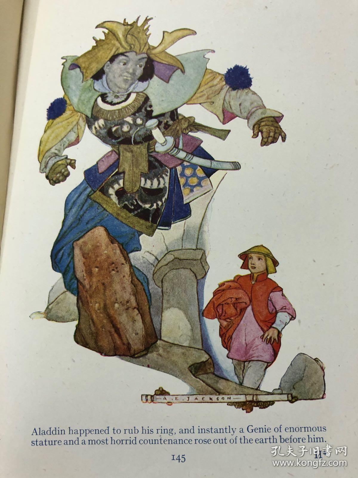 tales from the arabian nights 一千零一夜. a.e.jackson插图