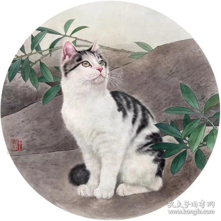 天来堂◆笔墨精微◆王涛笔下的猫圆光单幅价格