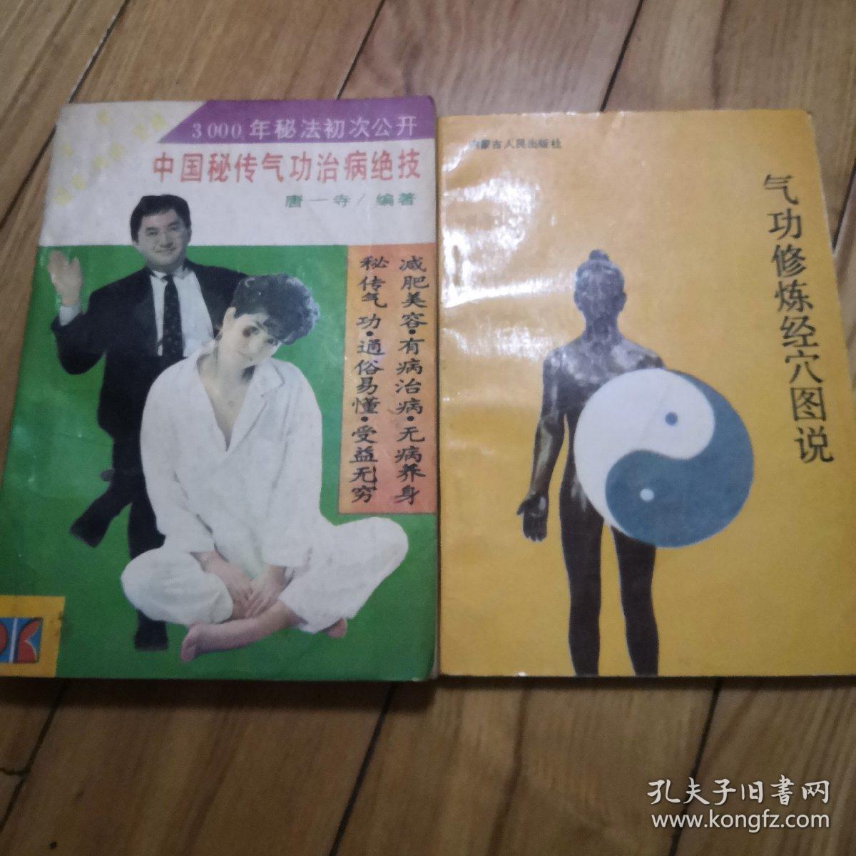中国秘传气功治病绝技:气功修炼经穴图说(合售)