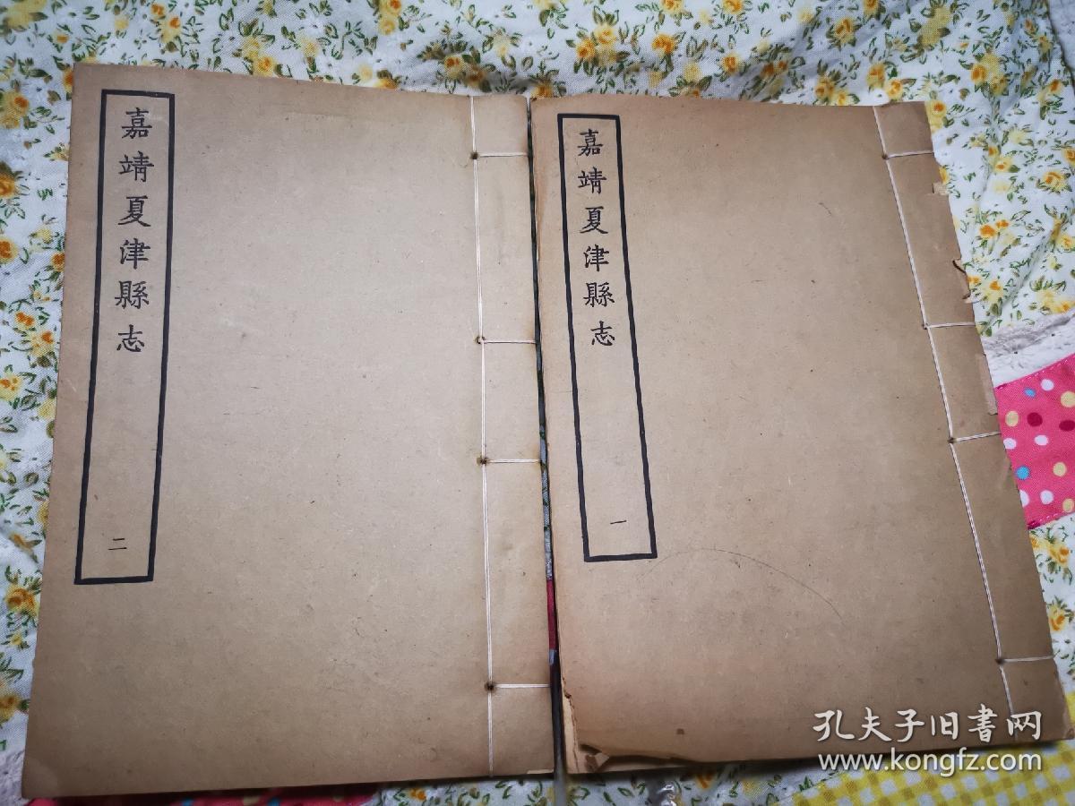 嘉靖夏津县志(上下)