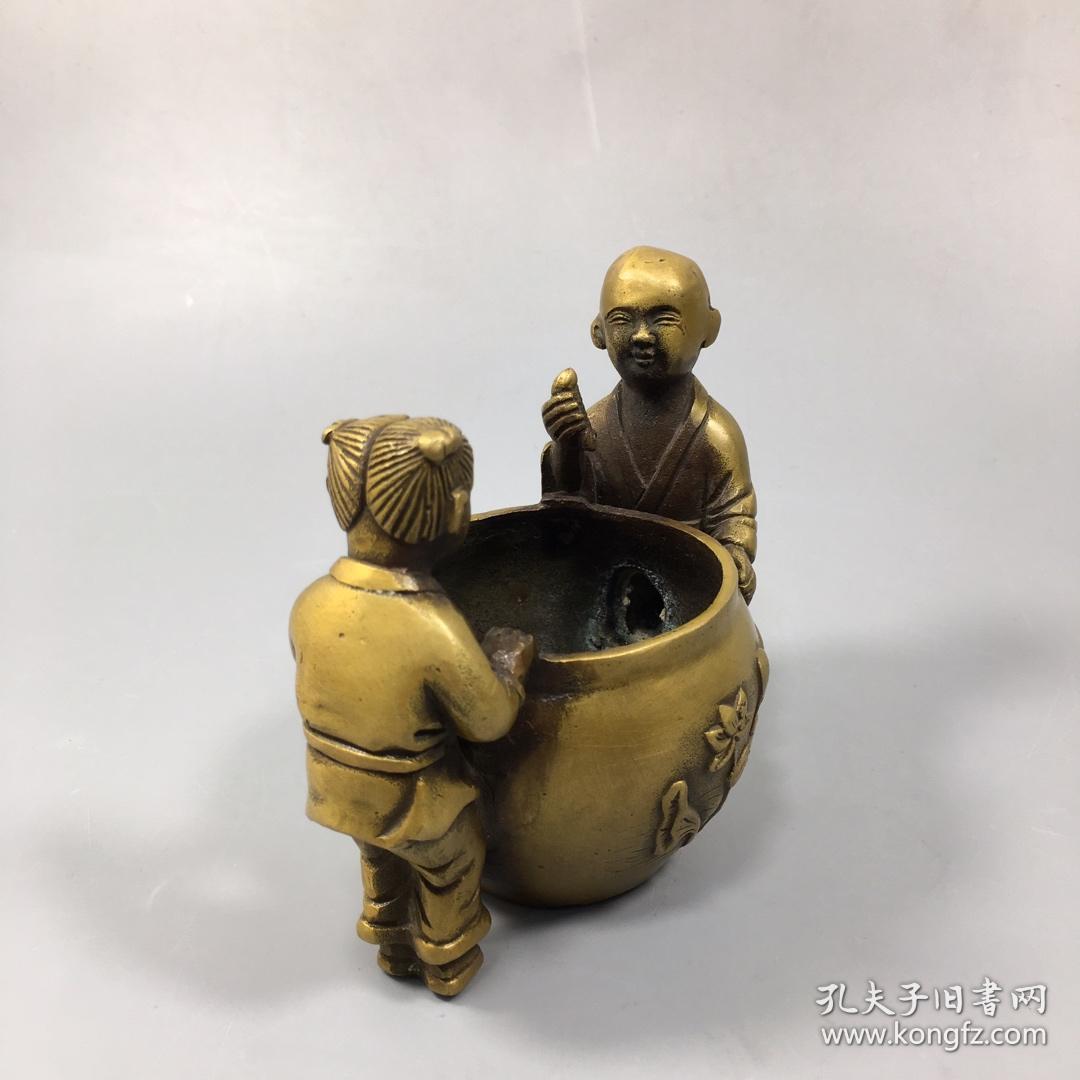 铜小金童玉女缸