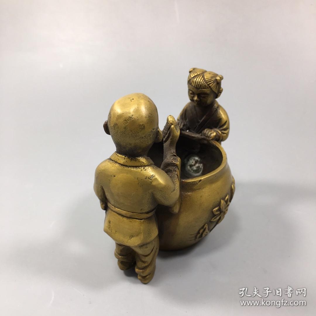 铜小金童玉女缸