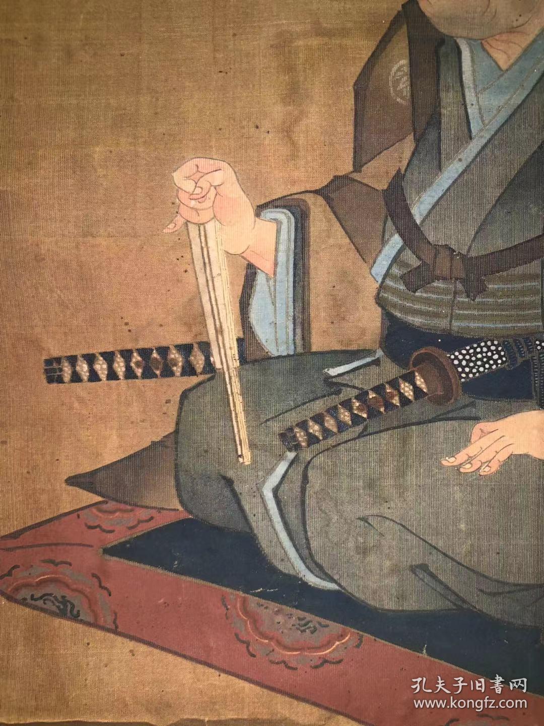 日本人物绘 古字画民国清代老字画浮世绘画日本春茶室