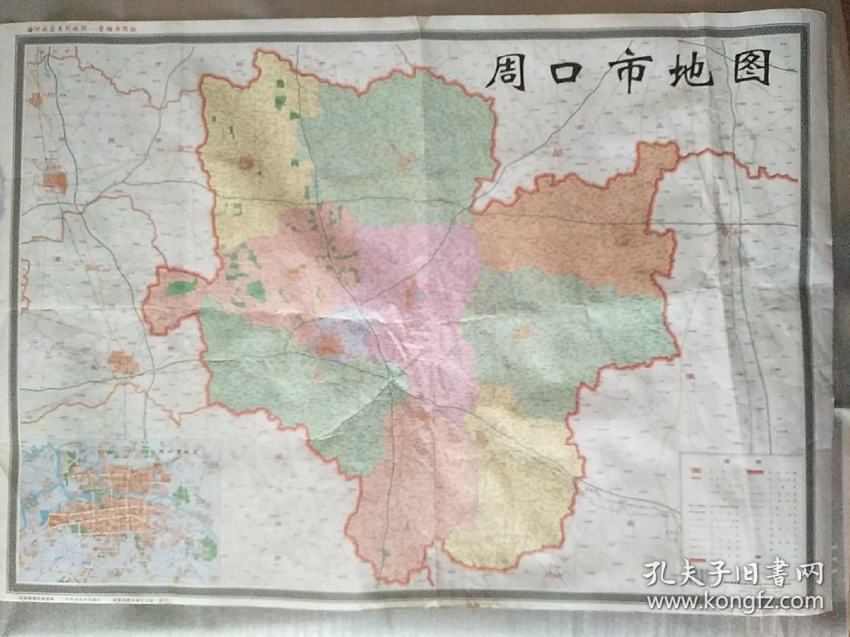 周口市地图2014