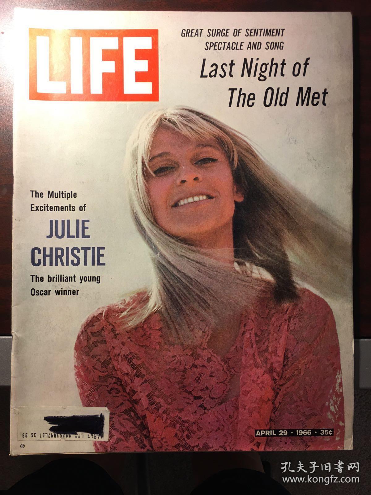 1966年4月29日美国《生活》杂志 8开大本 life magazine (封面故事