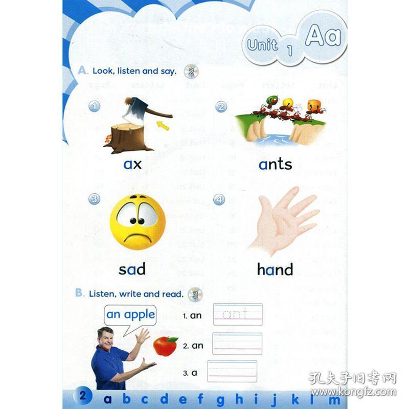 丽声瑞格叔叔自然拼读法2 含光盘 外研社英语绘本 少儿英语phonics
