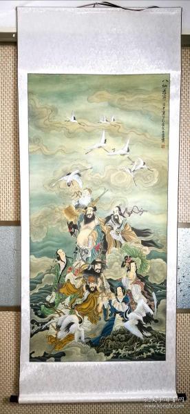 八仙过海【江苏美协会员丁惠兴老先生作品】