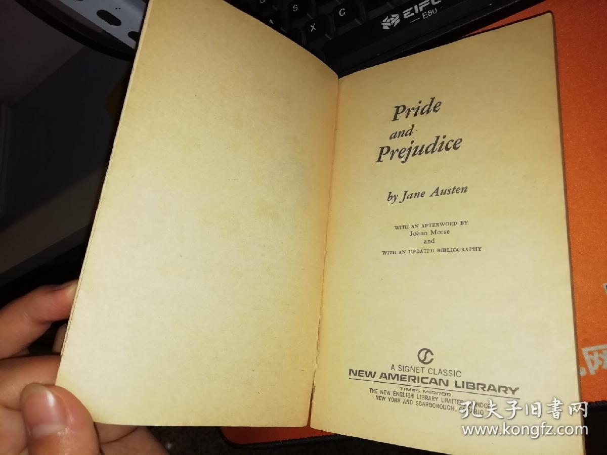 pride and prejudice by jane austen 【1980年 英文原版书籍】 简