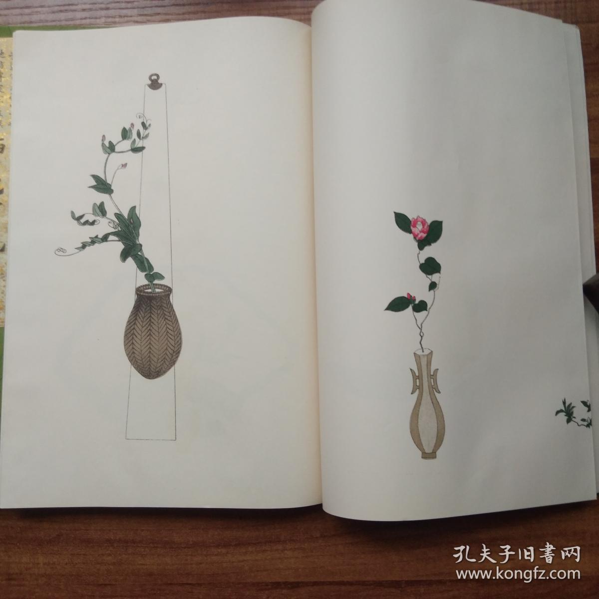 【2】日本原版插花艺术书籍 《插花百规》春夏秋冬一函四册全 每册都