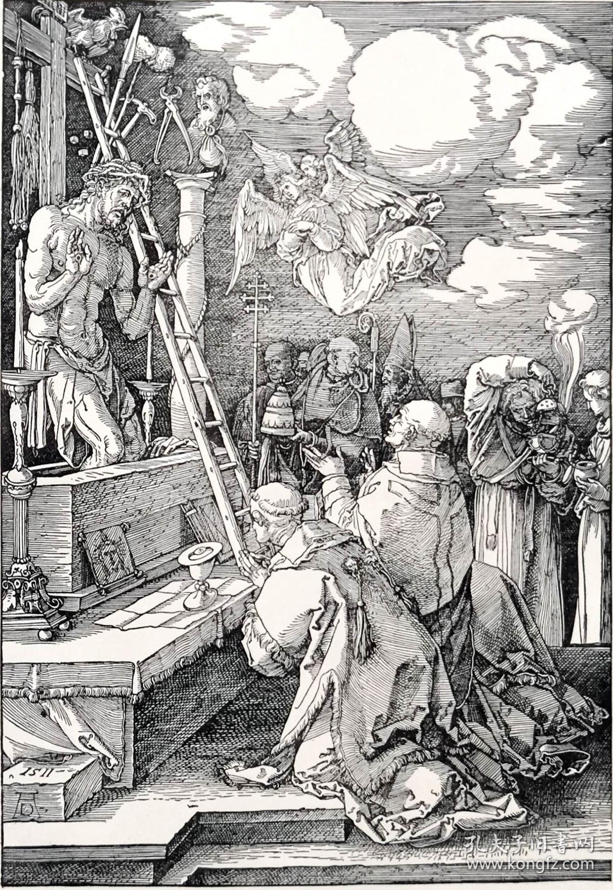 "巨幅丢勒名画"1910年复刻版"丢勒albrecht dürer"系列木刻版画