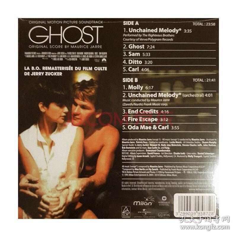 《ghost 人鬼情未了》ost 电影原声 lp黑胶唱片