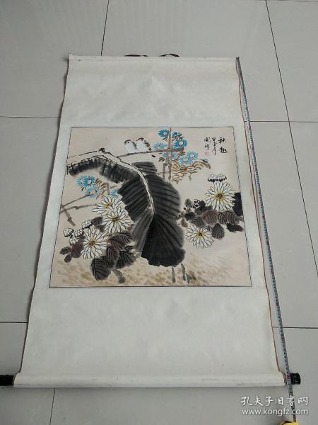 胡开禧花鸟画一张