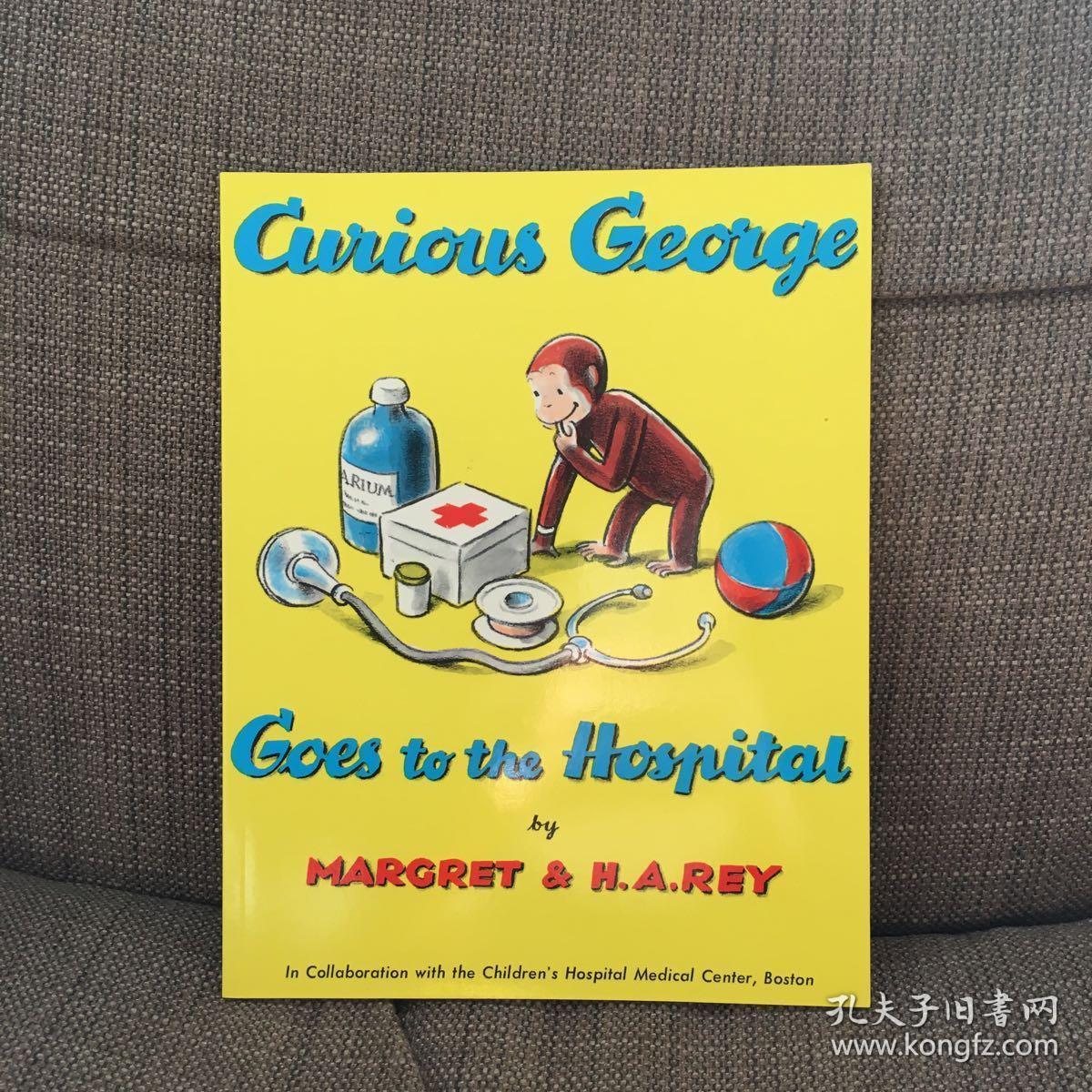 curious george goes to thehospltal,rides 【2册合售】