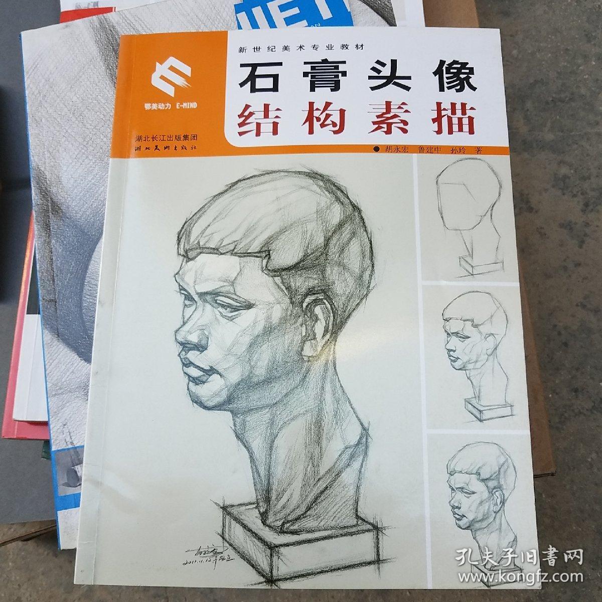 新世纪美术专业教材:石膏头像结构素描