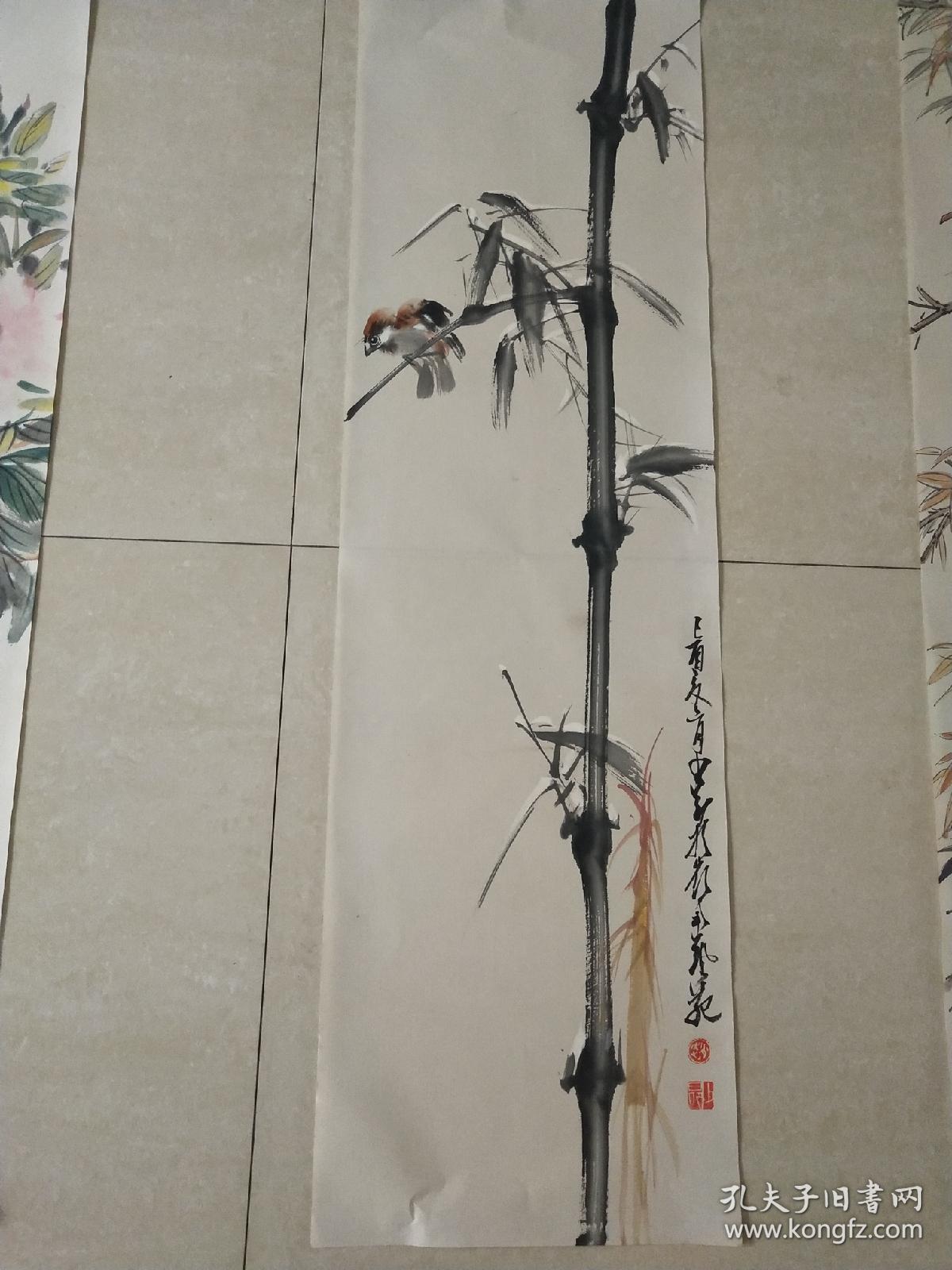 赵少昂,杨善深,张韶石,吴公虎(保真)四条屏