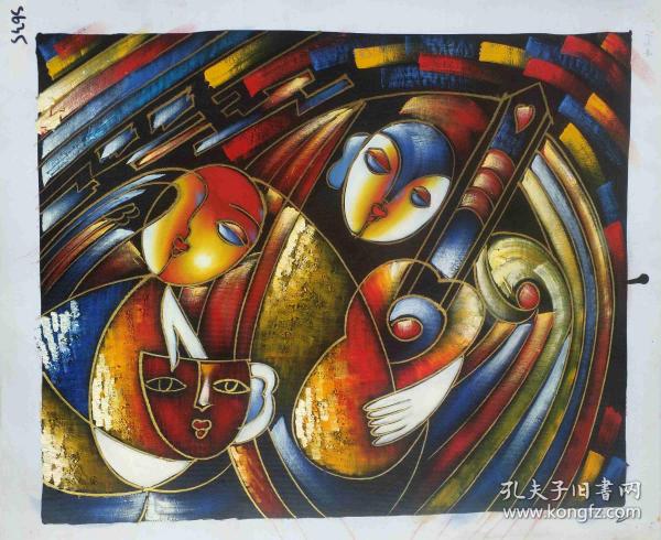 当代主义油画作品50 x 60cm s635
