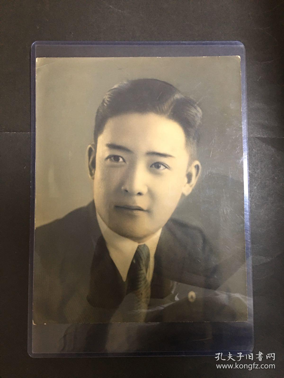 民国美男大尺寸原版照片_孔夫子旧书网