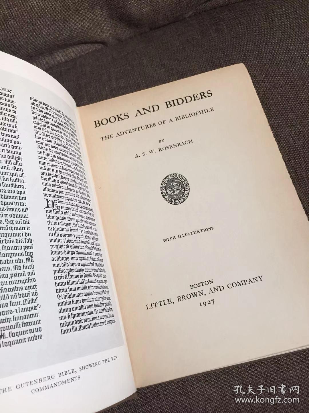 books and bidders:the adventures of a bibliophile