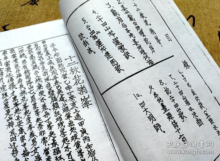 姜龙头运要览》复印件风水地理古籍善本线装书旧书木刻本秘本手抄本