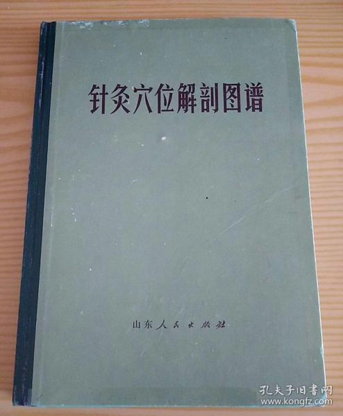 针灸穴位解剖图谱(78年7月1版1印)