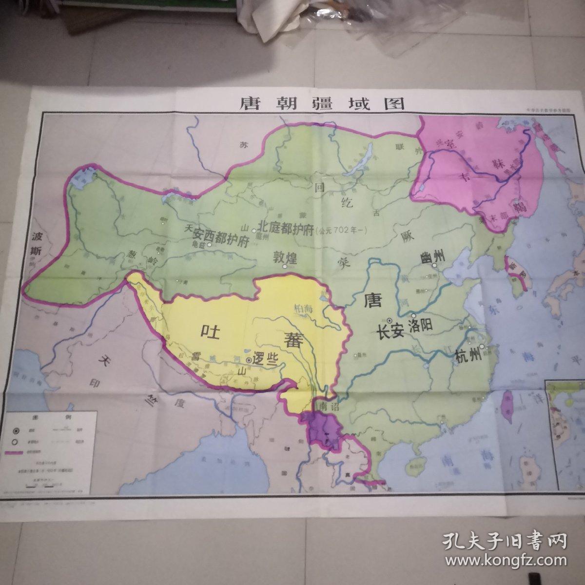 地图!唐朝疆域图!历史地图!