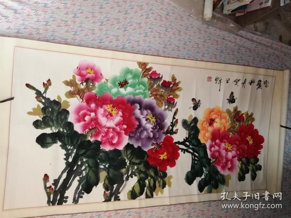 王铎国画牡丹