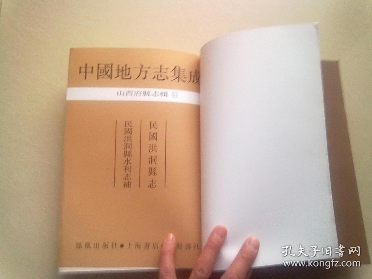 中国地方志集成山西府县志辑51民国洪洞县志民国洪洞县水利志补