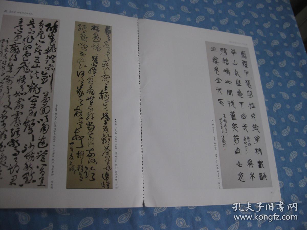 书法-南京艺术学院2014届美术学院毕业生作品集里的书法篆刻部分