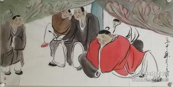 后师从天津著名书画家何家英,孙伯翔,霍春阳,李孝萱等教授,研习工笔