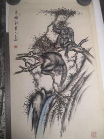 著名画家金石精品山水画二(93*55cm)