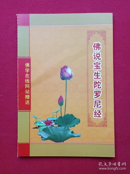 注音诵读本《佛说宝生陀罗尼经(西天译经三藏朝散大夫试鸿胪少卿传