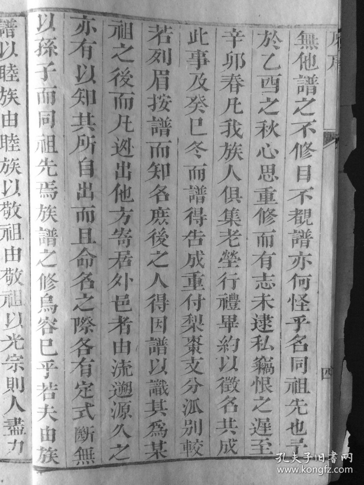 淄川袁氏家谱 复印本