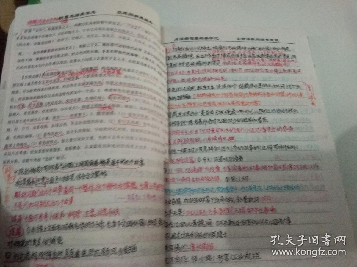 衡水中学学生手写笔记原版书,具有唯一性,也许它就是学霸