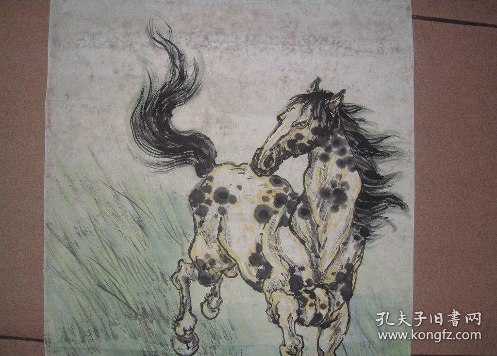 著名画家梁剑波作品--马