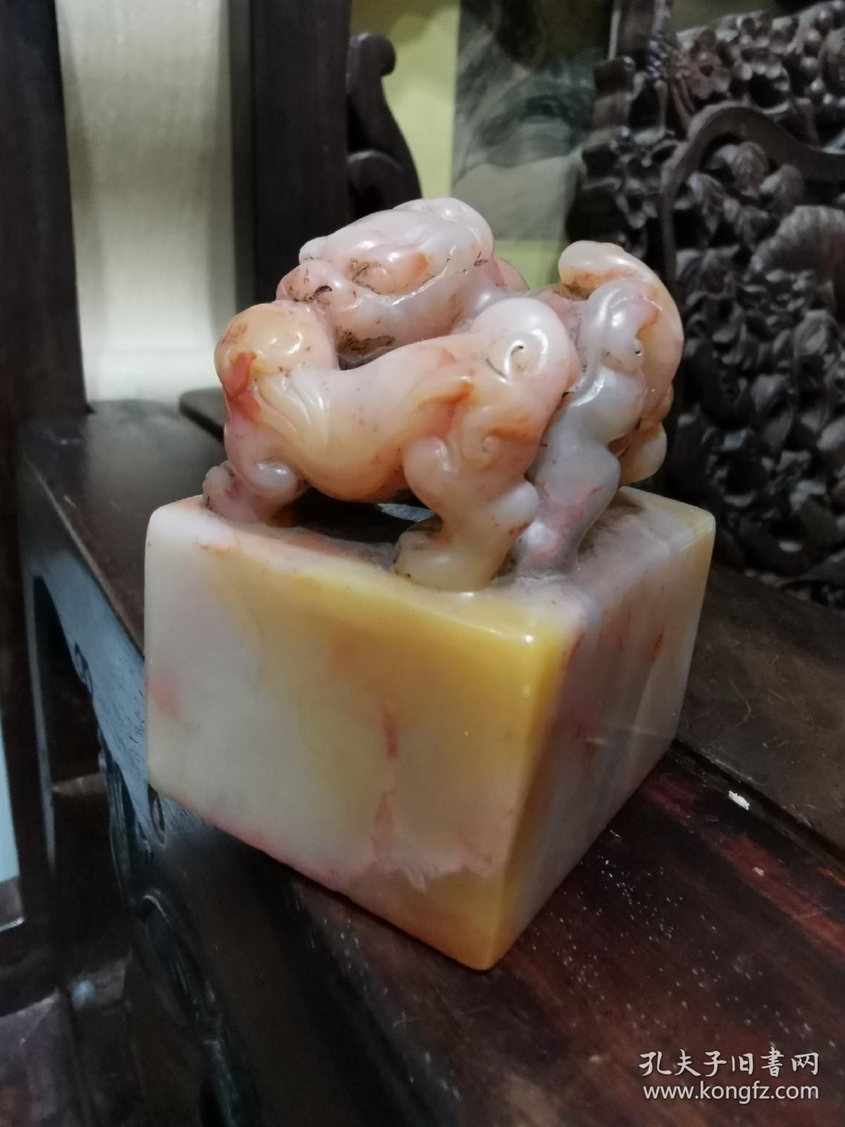 清代寿山石印章老印章老章