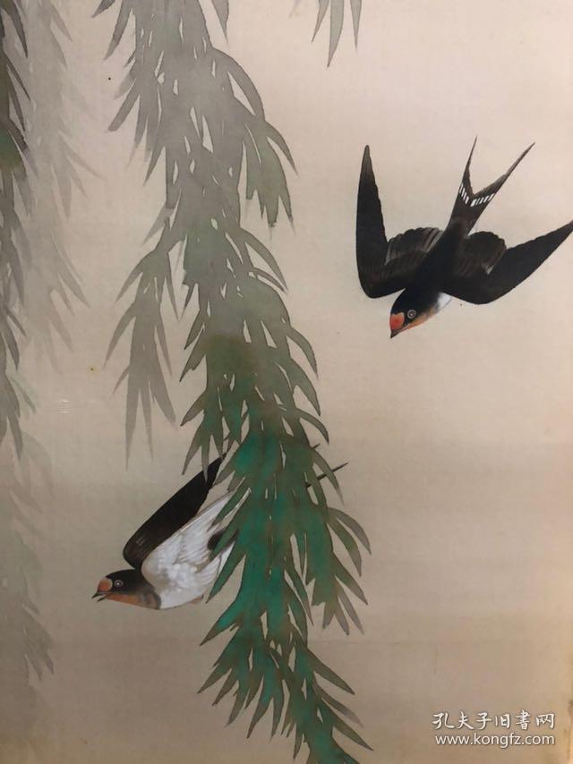 特惠,春柳燕子图,极简装裱,相当于仅有画心