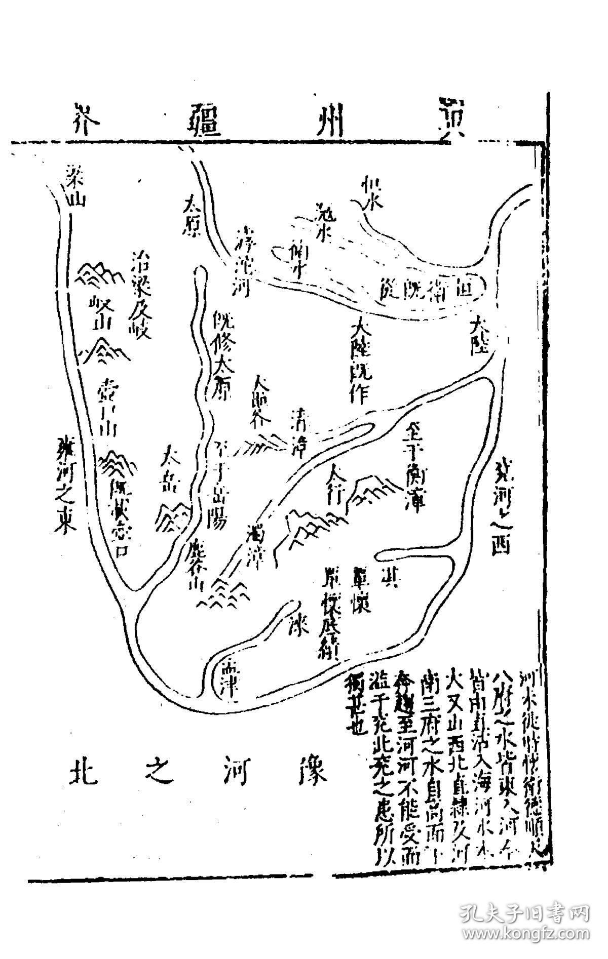 尚书禹贡图说【复印本】