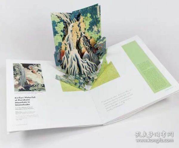 现货葛饰北斋浮世绘画册画集 立体书 进口原版 hokusai pop-ups