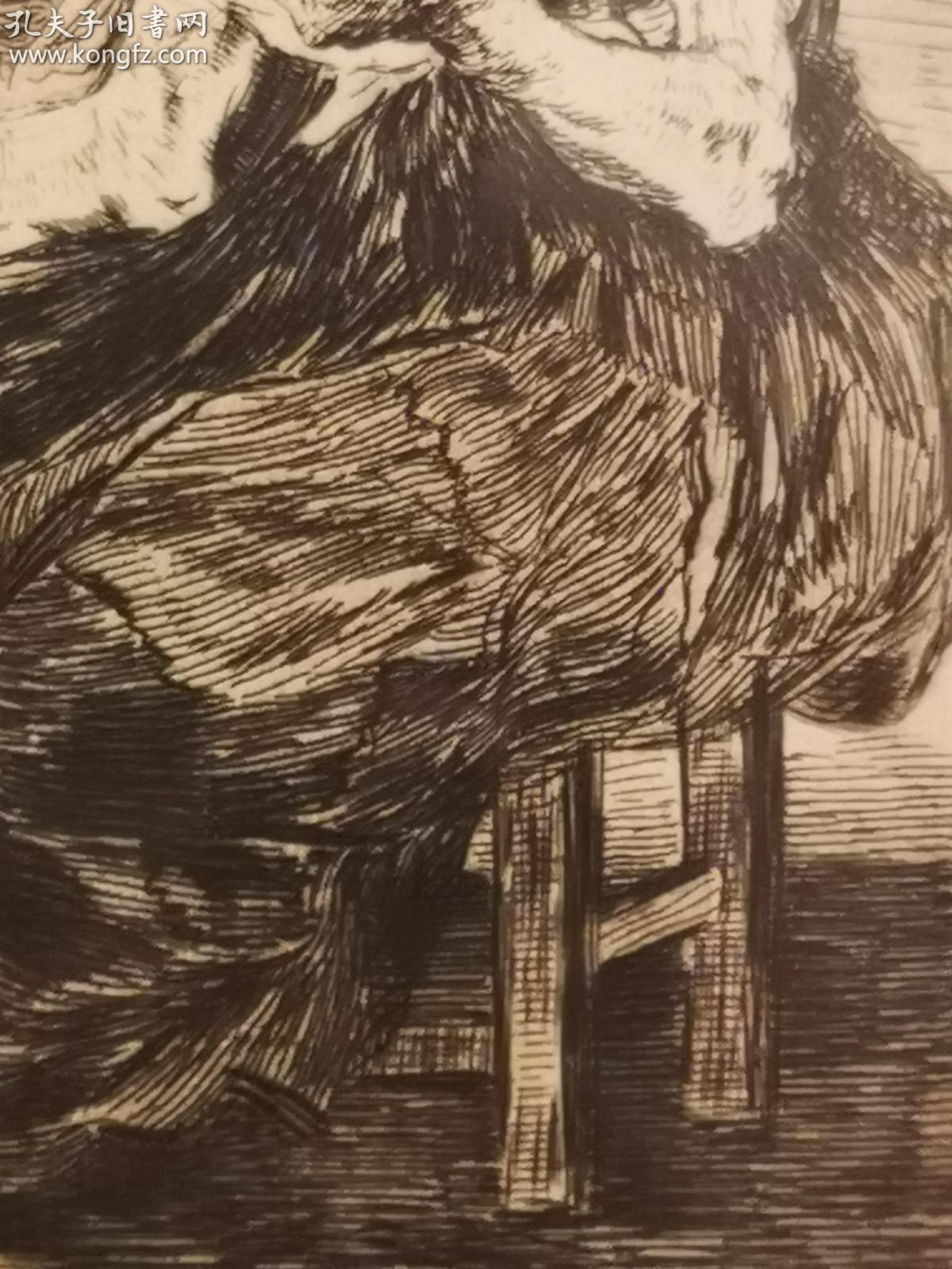卖家保真戈雅goya原版飞尘腐蚀铜版画版画组图代表作狂想曲之44hilan
