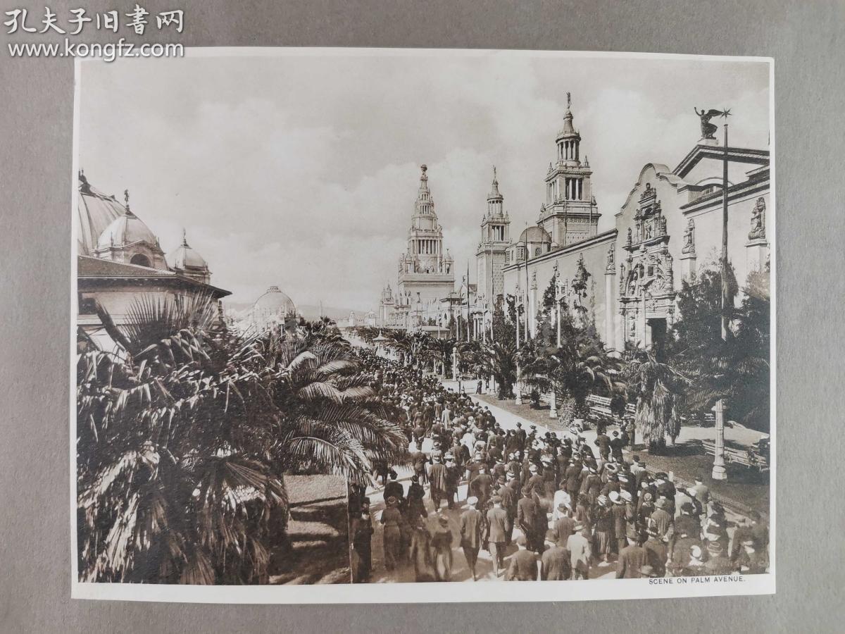 1915年 "巴拿马万国博览会"画册一册 及巴拿马万国博览会纪念扑克一幅