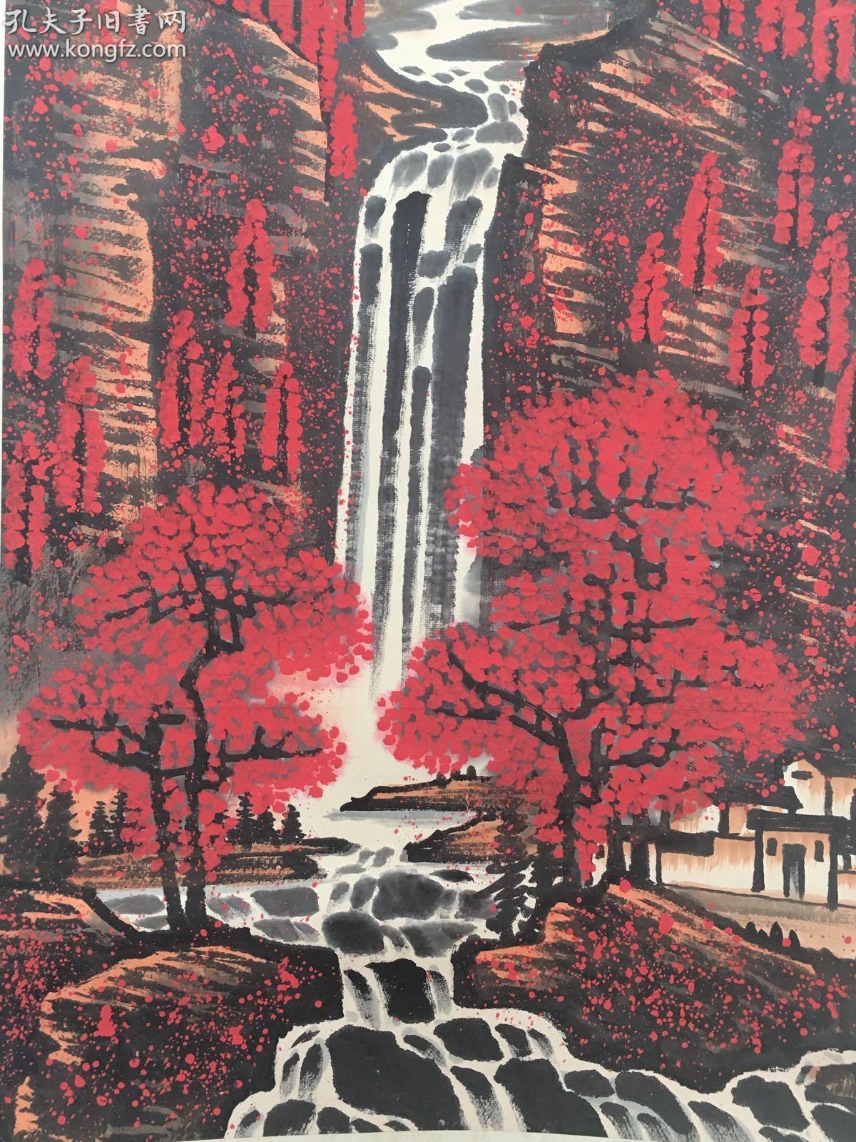 李可染万山红遍