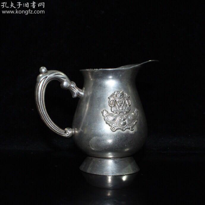 珍藏民国老银酒壶